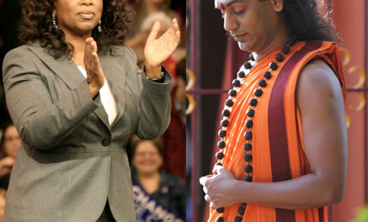 Oprah Winfrey and Swami Nithyananda